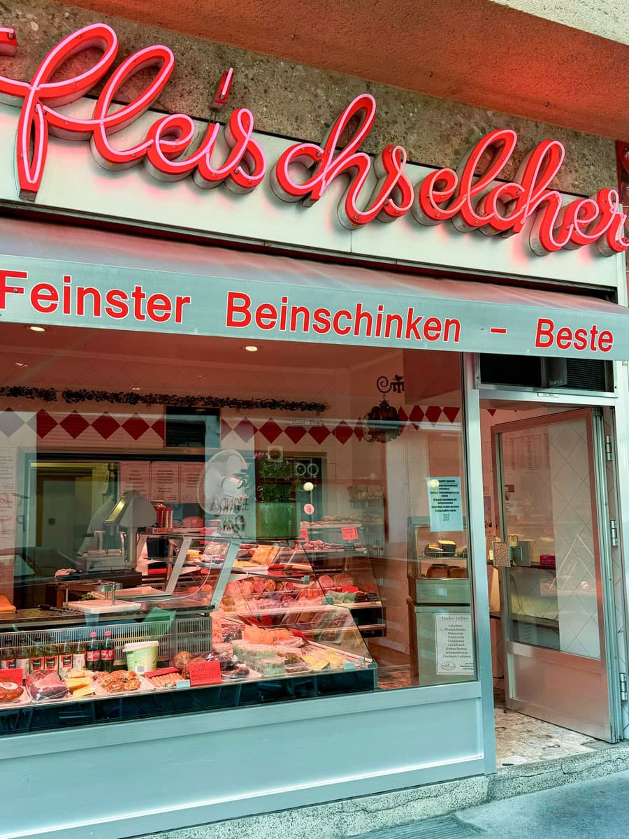 Eingang Fleischerei Kröppel