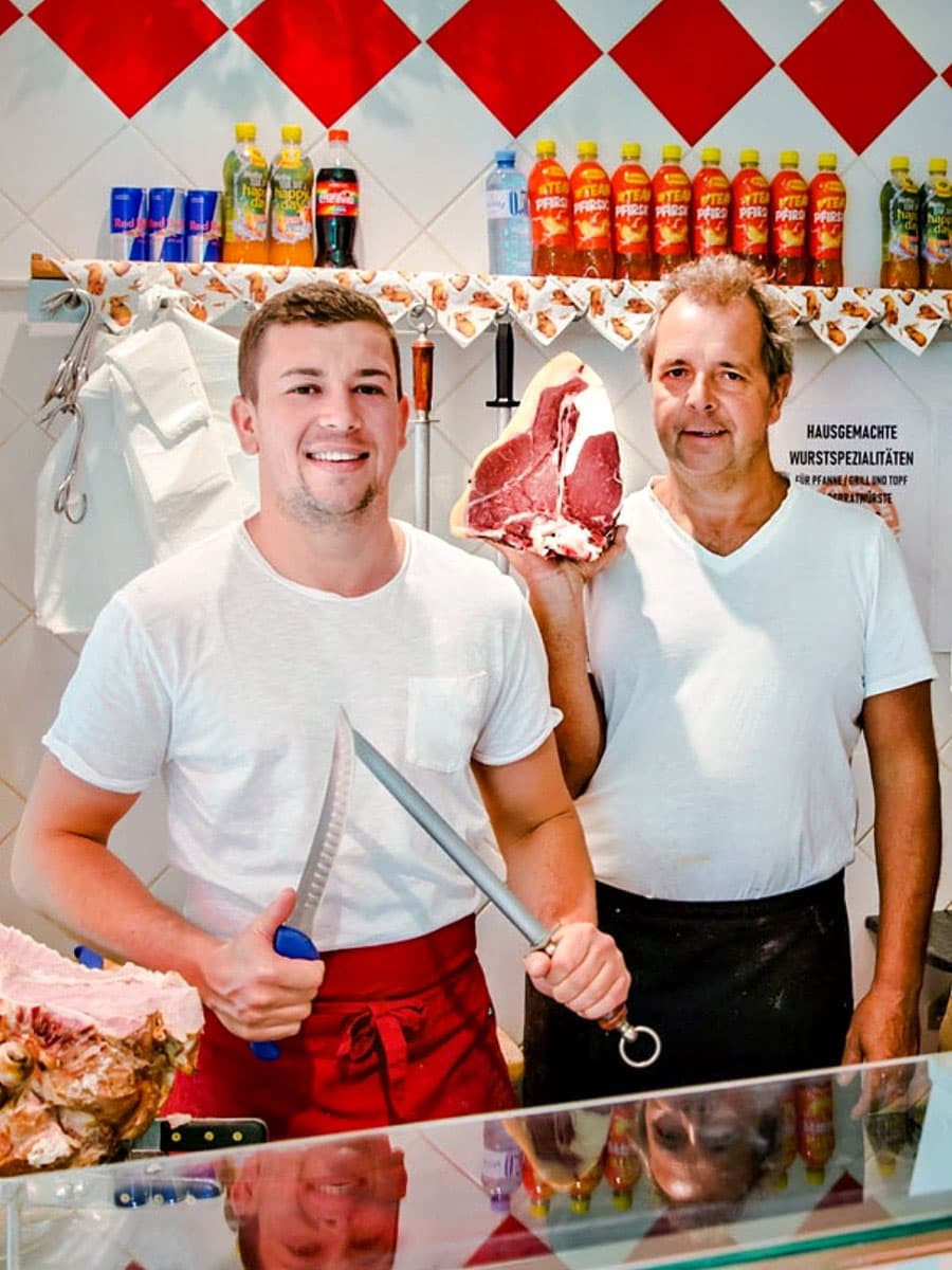 Josef und Florian Kröppel – Fleischermeister in 3. und 4. Generation